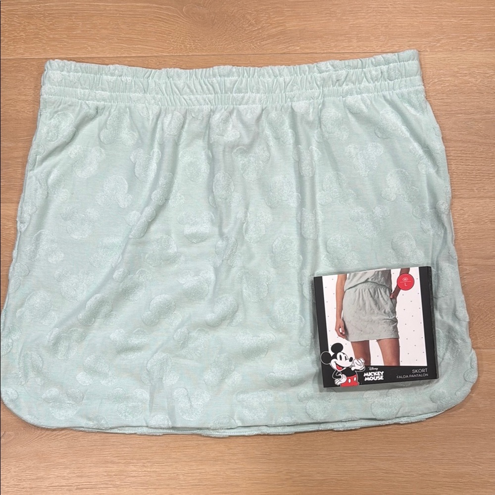 Disney Green Mini Skirt Athletic Casual